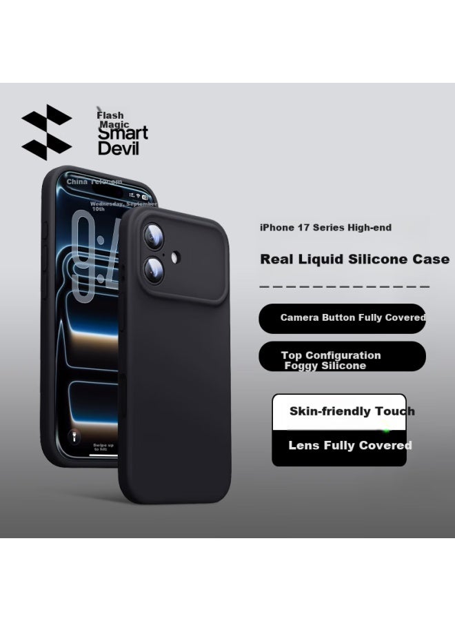 SmartDevil Shanmo [full Camera Protection] Iphone 17 Case, Liquid Silicone Protective Cover For Apple Iphone, Ultra-thin Shockproof Soft Shell With Full Lens Protection For Men And Wome - Image 1