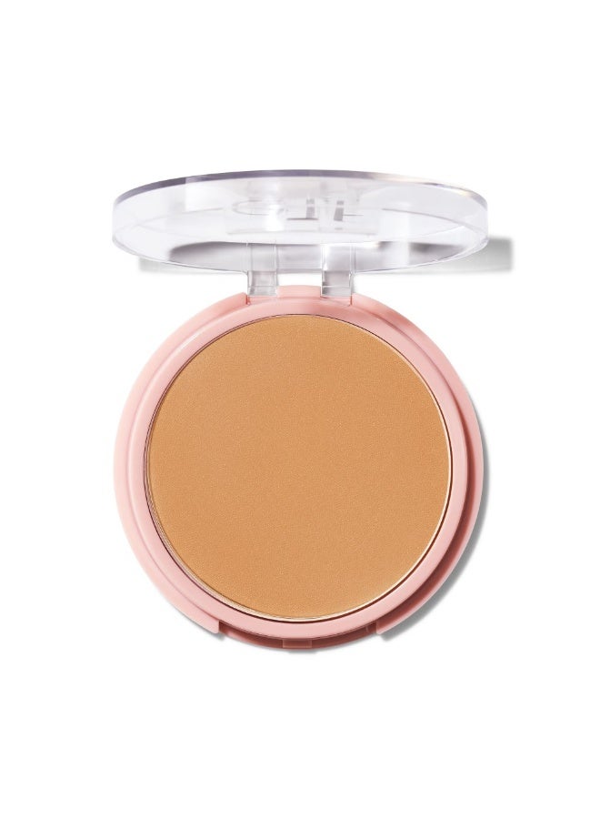 elf Halo Glow Powder Filter, Pressed Finishing Powder, Buildable Coverage,Tan Warm - Image 3