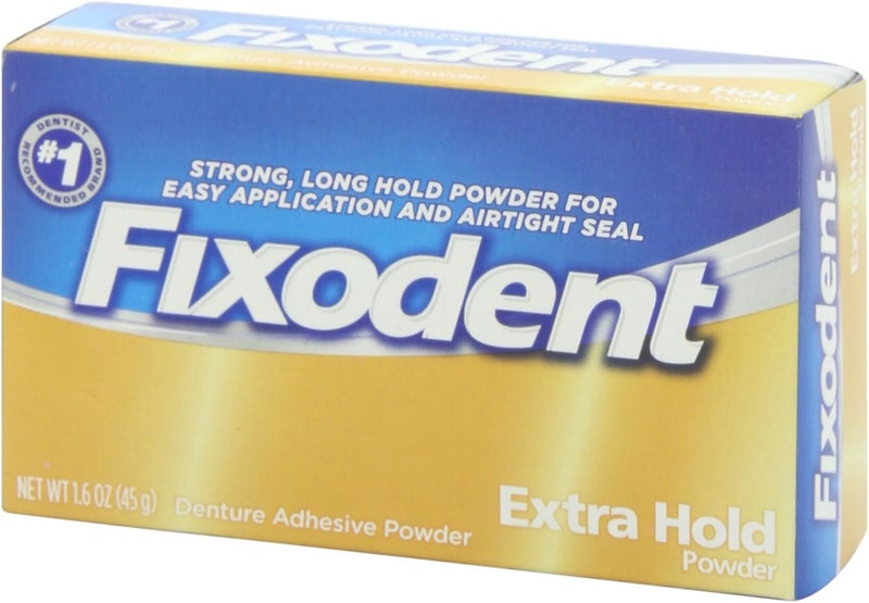 Fixodent Extra Hold Denture Adhesive Powder - 1.6 Oz - Image 4