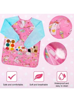 Smocks For Kids Toddler Art Smock Artist Painting Aprons Waterproof Long Sleeve With 3 Pockets For Age 26 Years - pzsku/Z68661B1339DEE74738BBZ/45/_/1688195324/925671bb-37f5-480e-a273-24d5dd785dbf