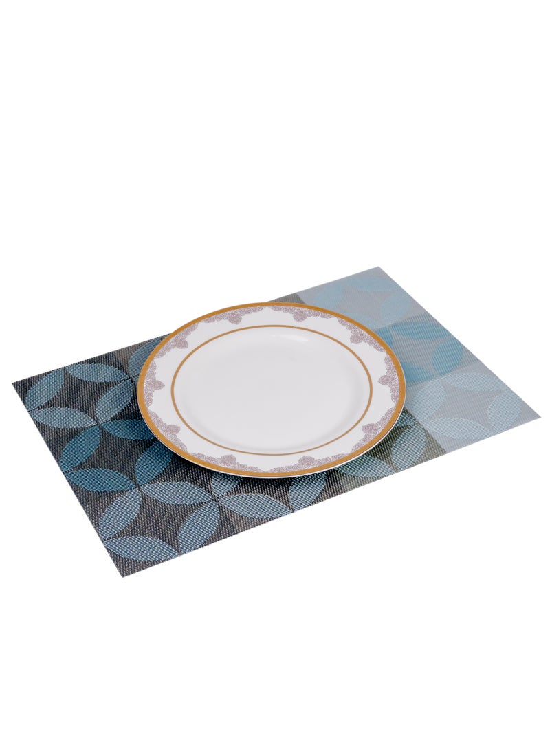 Home - Non-Slip Woven Vinyl Insulation Place Mat 30 x 45 cm Heat Resistant Tabletop Placemat Washable Table Mats for Home Restaurants and Party Decoration - Image 1