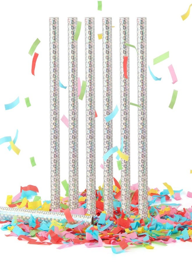 BATTIFE 7Pack Confetti Wands, Colorful Tissue Paper Flick Flutter Sticks, Confetti Shoots Poppers for Wedding, Celebrations, Anniversary, Birthday, Multi-Color, 14inch - Image 1