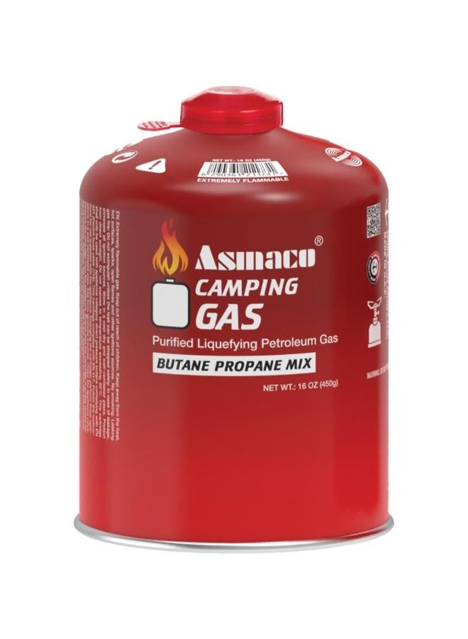 اسماكو Asmaco غاز البيوتان المحمول للتخييم، مزيج البروبان - 450 جرام - مجموعة من 01