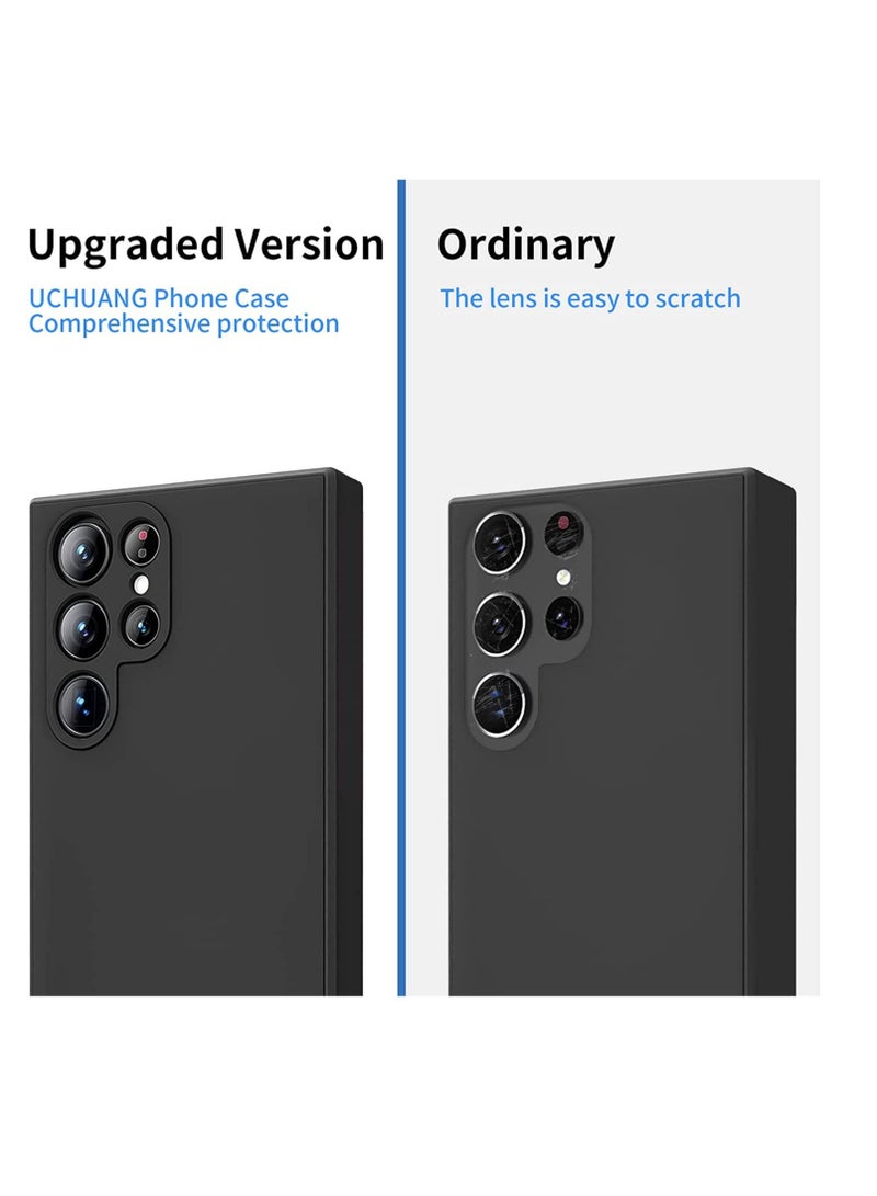 S22 Ultra Case Cover for Samsung Galaxy S22 Ultra, Ultra Slim Soft Silicone Gel TPU Cover, Anti-Scratch Anti-Fingerprint Anti-Drop Protective Case Compatible with S22 Ultra 6.8 Inch (2022 - Image 3