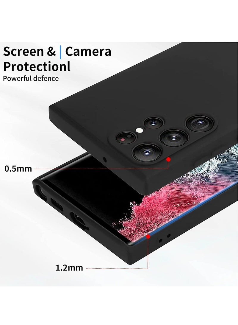 S22 Ultra Case Cover for Samsung Galaxy S22 Ultra, Ultra Slim Soft Silicone Gel TPU Cover, Anti-Scratch Anti-Fingerprint Anti-Drop Protective Case Compatible with S22 Ultra 6.8 Inch (2022 - Image 4