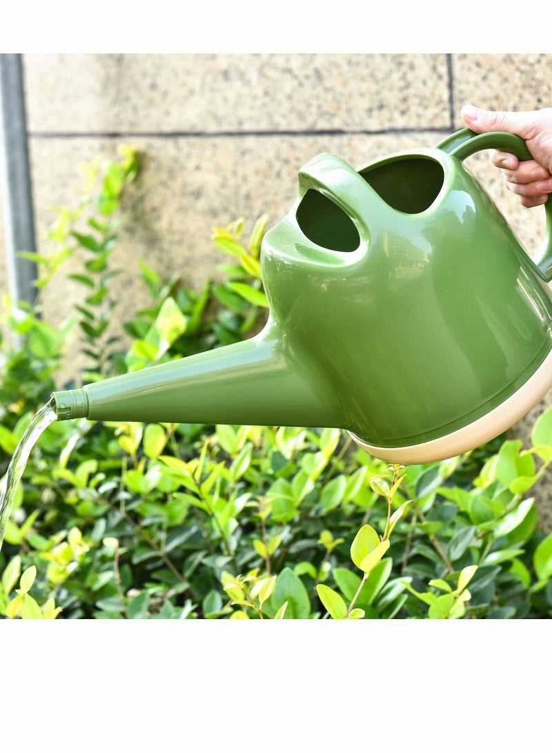Y&D Watering Can with Sprinkler Head, 1 Gallon Plant Long Stem Spout for House Indoor Outdoor Flower Decorative Modern Garden Pot (4L, Green) - Image 5