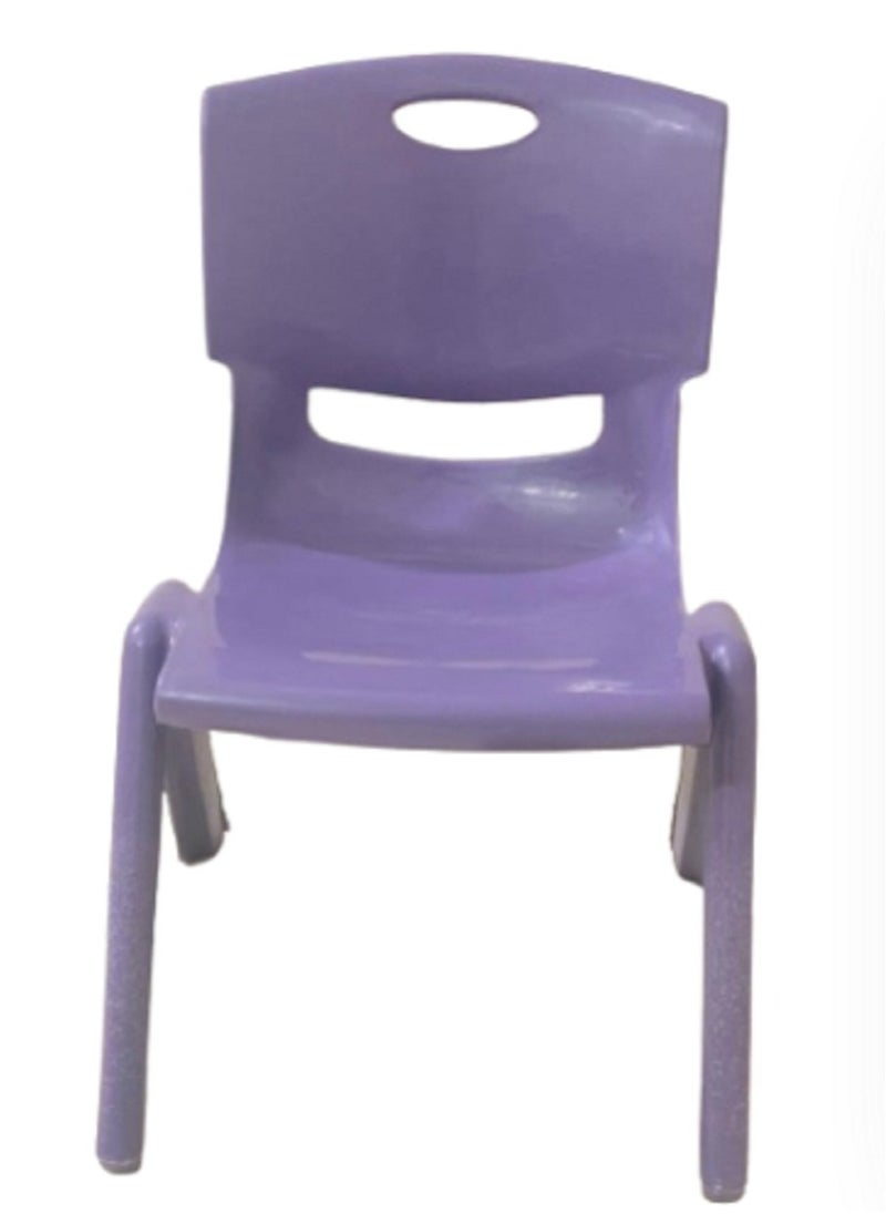 Generic 1 PCS Baby Plastic Chair For Kids purple  - Image 3