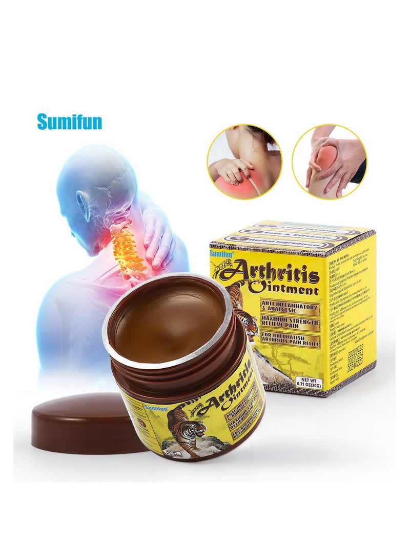 سوميفون مرهم لالتهاب المفاصل، مرهم للعناية بالمفاصل، بلسم للعناية بالمفاصل لتخفيف الآلام، يهدئ التهاب العضلات والمفاصل، يخفف من آلام الظهر والساقين والجسم، يدعم الحركة والمرونة، راحة طويلة الأمد ， 2 قطعة - Image 1