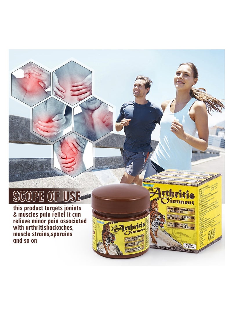 سوميفون مرهم لالتهاب المفاصل، مرهم للعناية بالمفاصل، بلسم للعناية بالمفاصل لتخفيف الآلام، يهدئ التهاب العضلات والمفاصل، يخفف من آلام الظهر والساقين والجسم، يدعم الحركة والمرونة، راحة طويلة الأمد ， 2 قطعة - Image 4