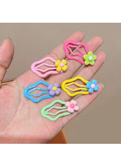 Generic Colorful Kids Cloud Hair Clips 9# color flower hairpin [set of 5]] 