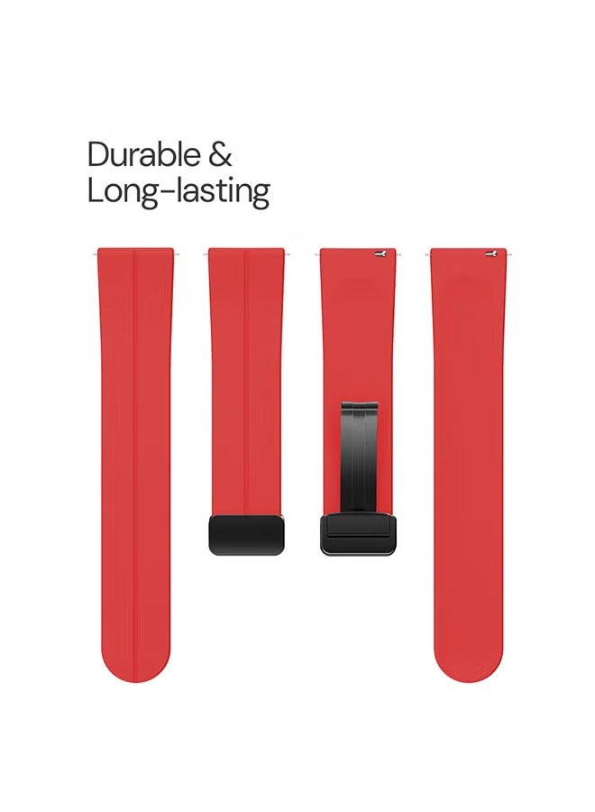 JAJEEK Silicone Watch Band For CMF by Nothing Watch Pro/Watch Pro 2 Watchband Bracelet Magnetic Folding Buckle Soft Silicone Replacement Straps for Men Women - Image 3