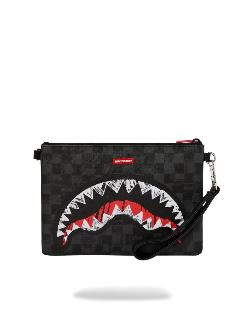 SPRAYGROUND SG SCRIBBLE SHARK CROSSOVER CLUTCH - Image 4