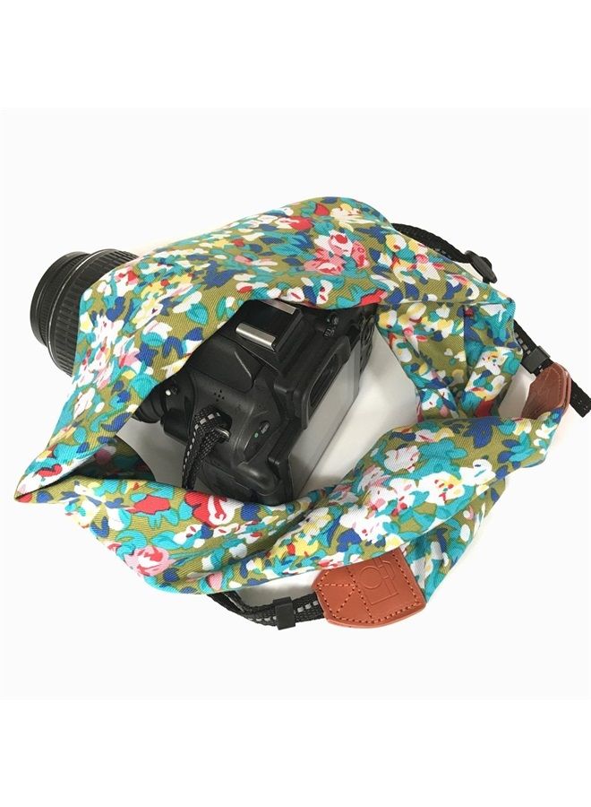 Alled Camera Neck Shoulder Belt Strap, Chevron Scarf Vintage Print Soft Coloful Camera Straps for Women/Men for DSLR/SLR/Nikon/Canon/Sony/Olympus/Samsung/Pentax ETC - Image 3