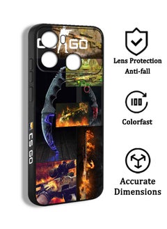 Phone Protective Case Cover For ITEL P40 CS Counter Strike Go dragon lore HOZ10 Print