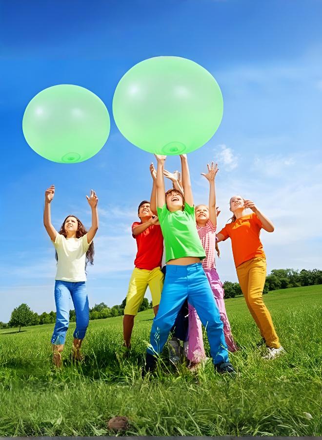 جودي بلاي كرة الفقاعة الشفافة العملاقة للأطفال - لعبة نفخ كبيرة وممتعة وملونة - Image 5