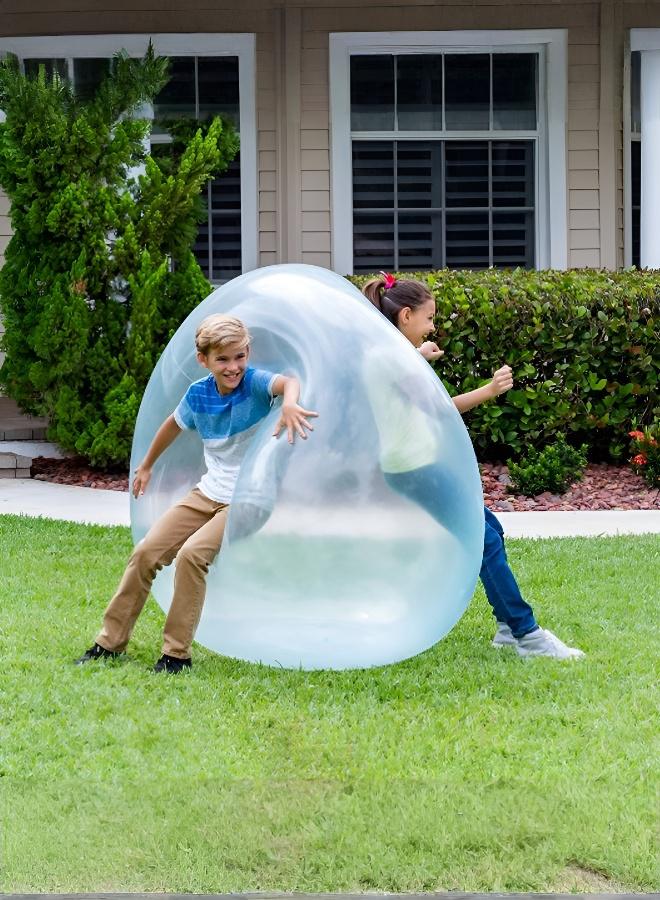 جودي بلاي كرة الفقاعة الشفافة العملاقة للأطفال - لعبة نفخ كبيرة وممتعة وملونة - Image 4
