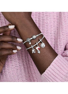 PANDORA Good luck silver dangle with clear cubic zirconia  - Image 4