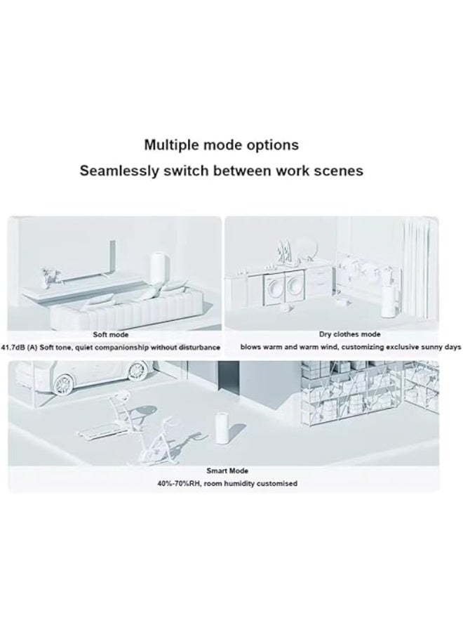 Xiaomi Smart Dehumidifier, 20L Daily Capacity, Smart Operation, 5 Noise-Reduction Designs CSJO111DM White - Image 5