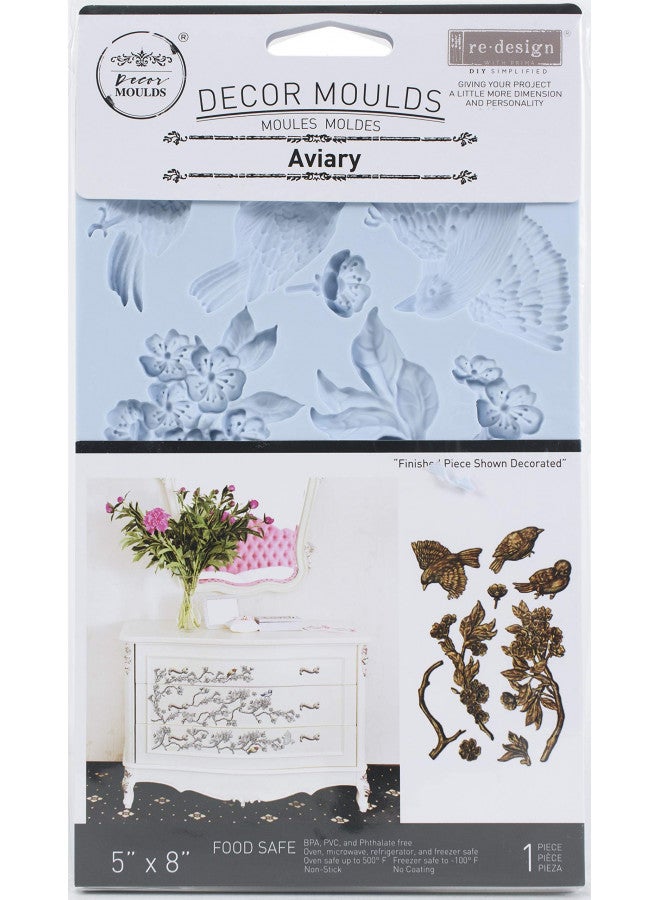 Prima Marketing Redesign Decor Moulds, Aviary 1 Piece - Image 1