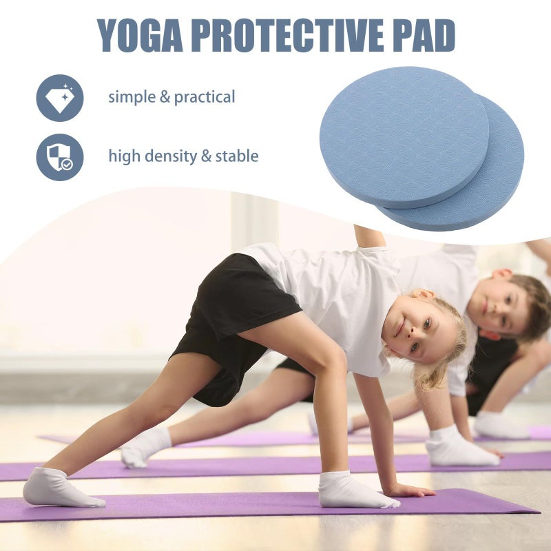 2Pcs Non Slip Yoga Knee And Elbow Pads Portable Exercise Cushions For Pilates Fitness - Image 4