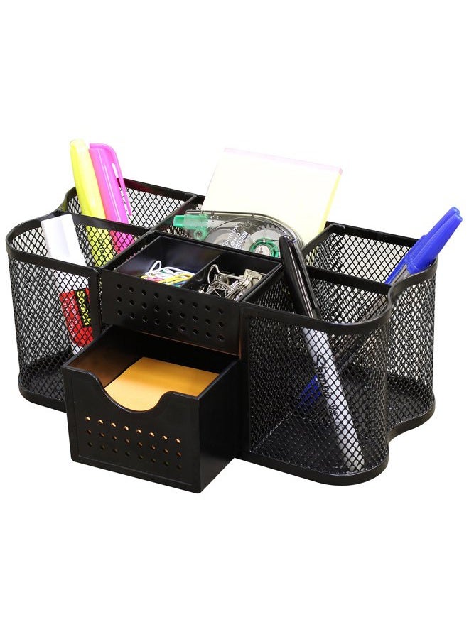 Deco Brothers DECOBROS Desk Supplies Organizer Caddy, Black - Image 1