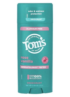 Tom's of Maine Aluminum Free Deodorant Rose Vanilla 3.25 oz (92 g) 