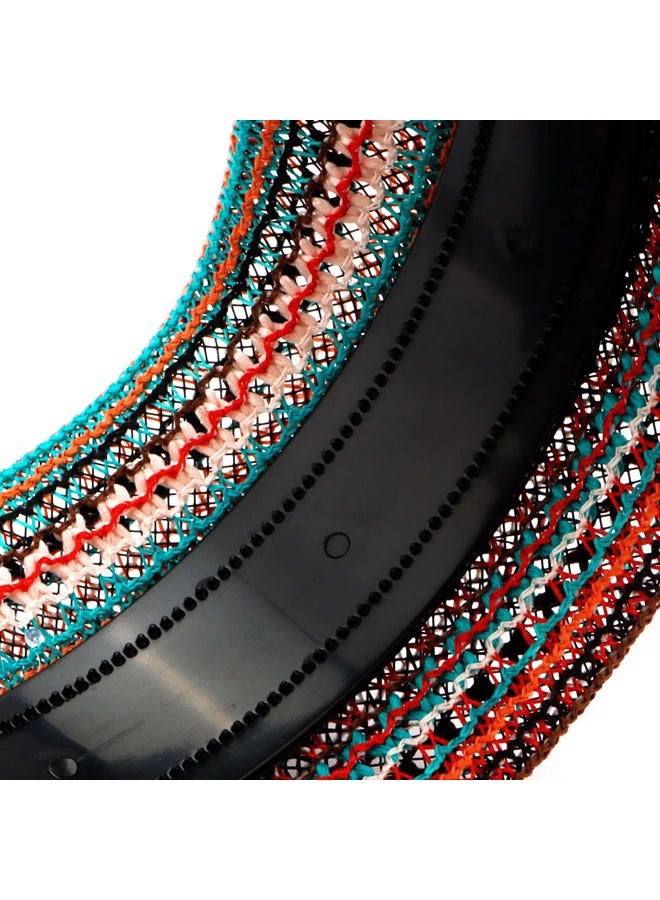 ACO-UINT Boho Headbands - Non-Slip Wide Large Head Bands with Teeth - Fashion Hairbands for Women & Girls (Red) - Image 2