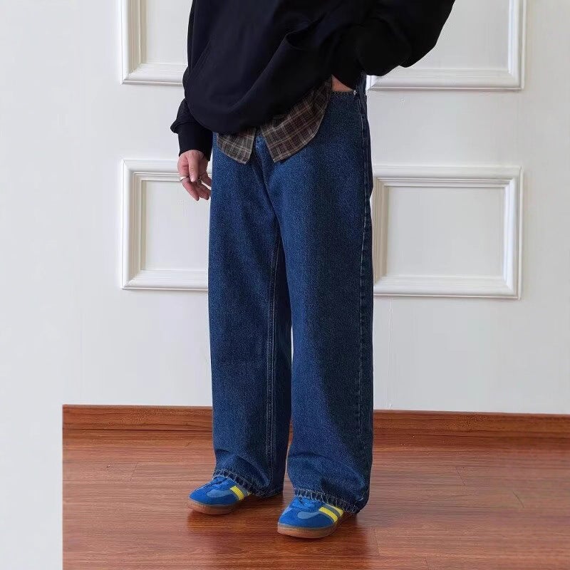 Unisex Casual Daily Denim Jeans - Image 2