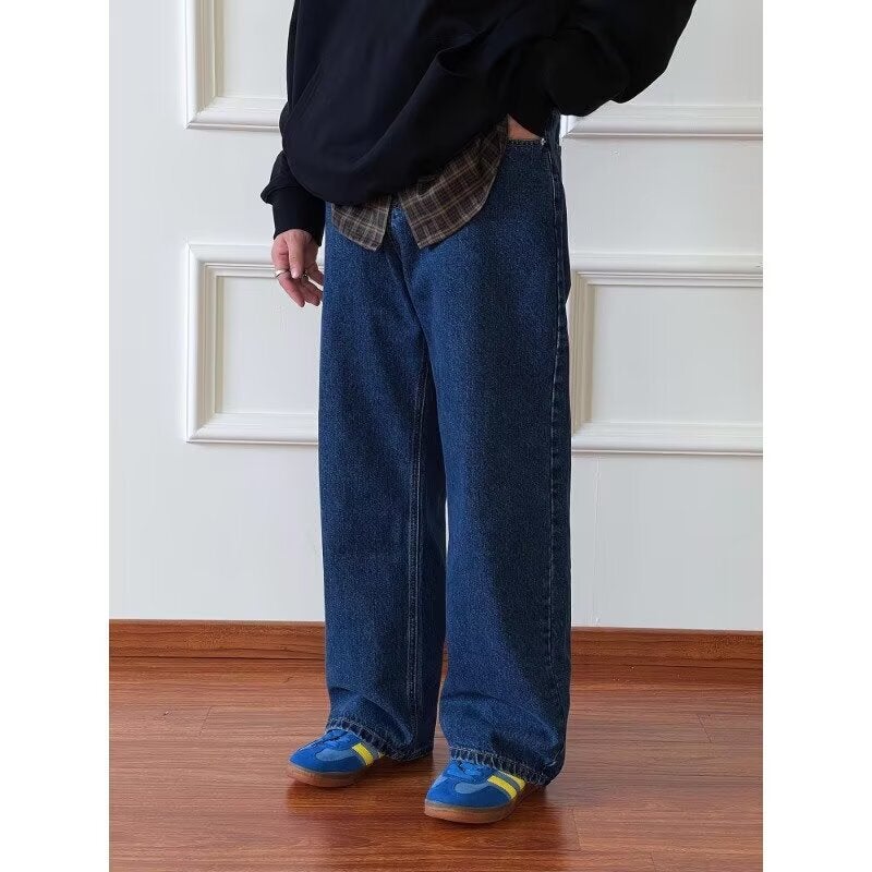 Unisex Casual Daily Denim Jeans - Image 1
