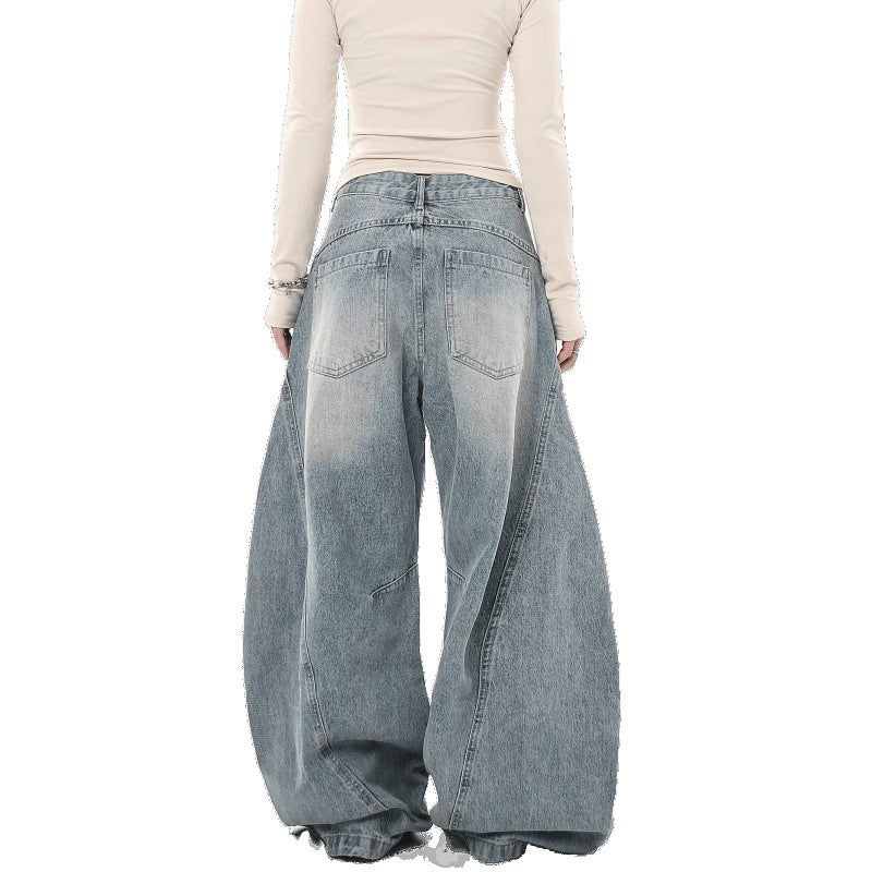Unisex Casual Daily Denim Jeans - Image 4