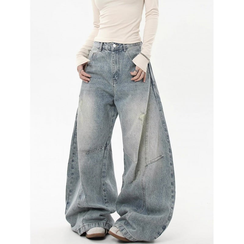 Unisex Casual Daily Denim Jeans - Image 3