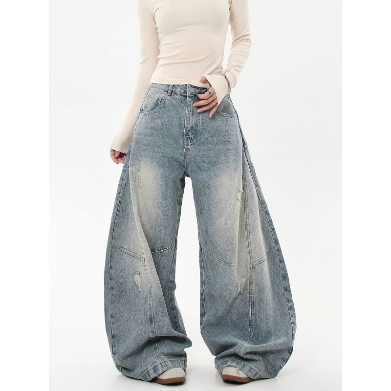 Unisex Casual Daily Denim Jeans - Image 2