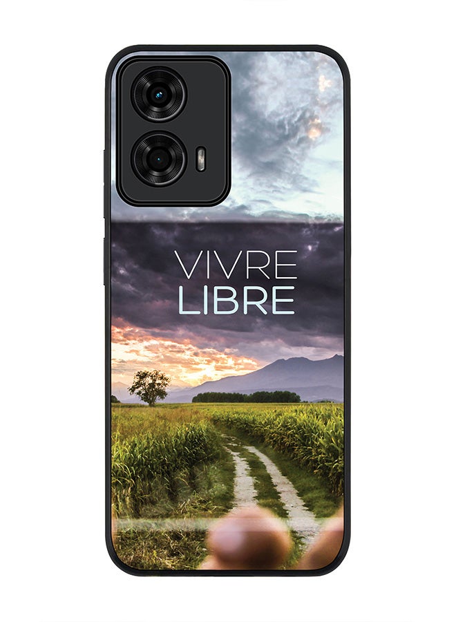 Stylizedd For Motorola Moto G24 / G24 Power Case,Slim fit Camera Protection, Shockproof Thin Phone cover - Vivre Libre - Image 1