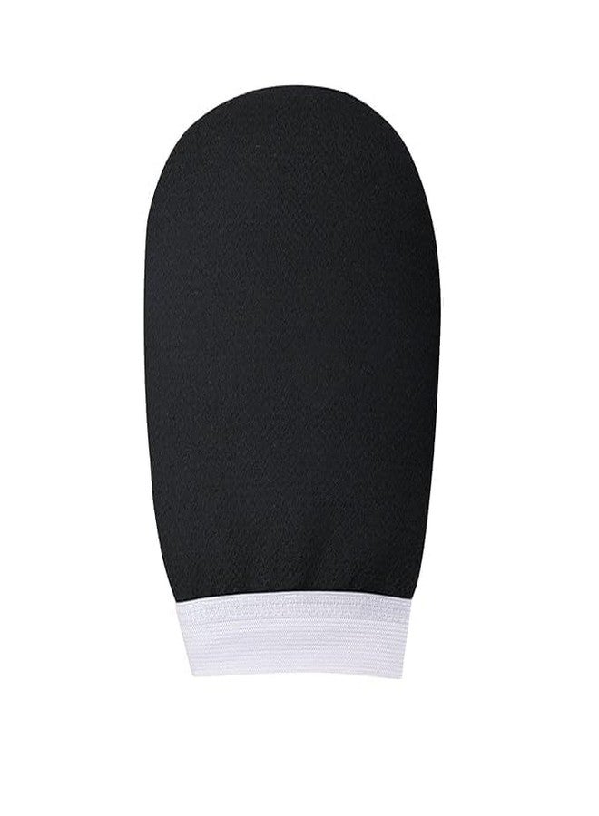 FLERIFIC Exfoliating bath Glove For Dead Skin Body | Scrub Glove For Dead Skin Black| Gentle on the Skin | Improves circulation stimulates | Unisex | Easy to Use - Image 1