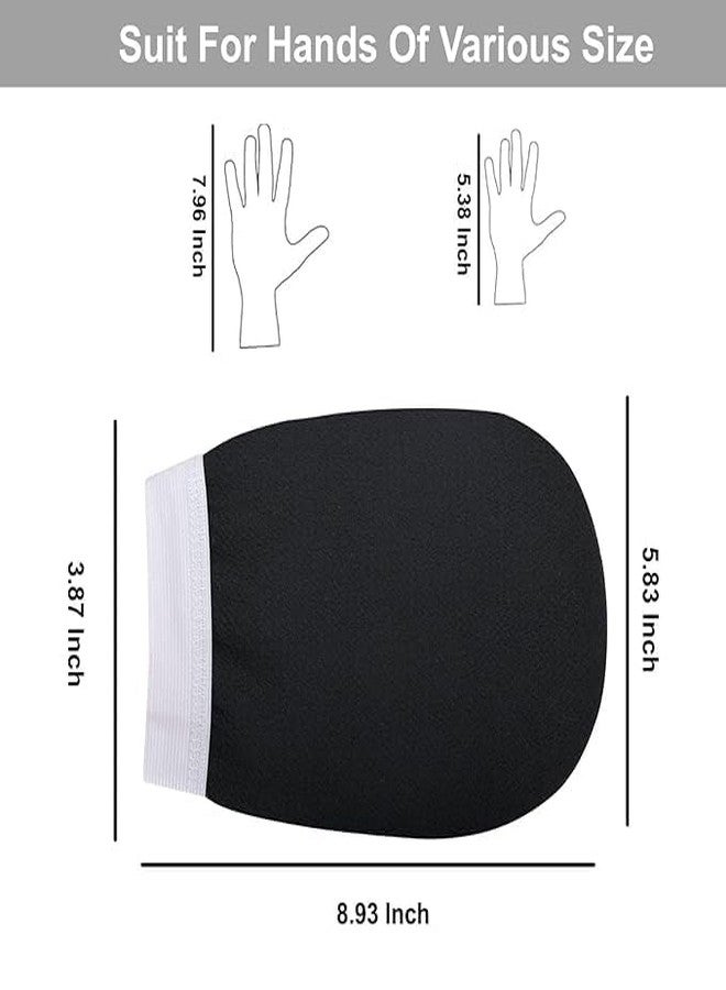 FLERIFIC Exfoliating bath Glove For Dead Skin Body | Scrub Glove For Dead Skin Black| Gentle on the Skin | Improves circulation stimulates | Unisex | Easy to Use - Image 4