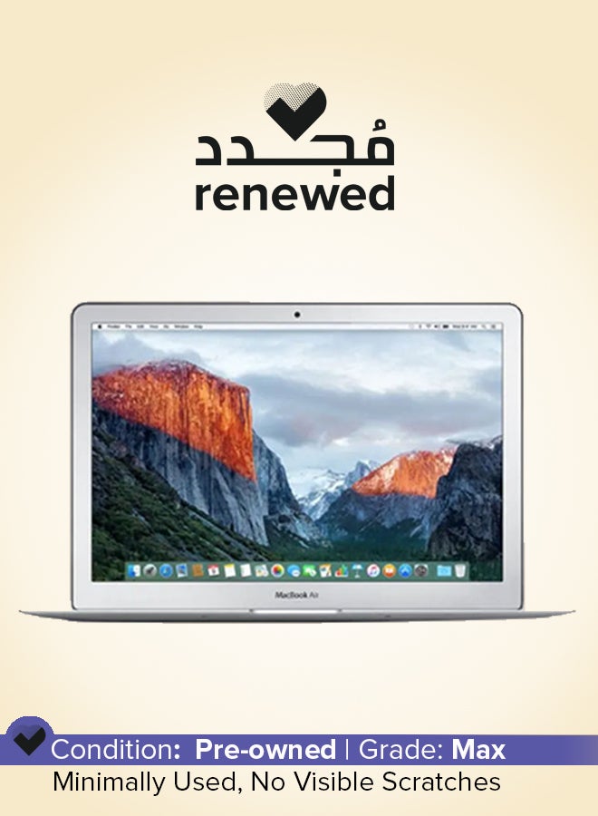 Renewed - Macbook Air A1466 (2017) Laptop With 13.3-Inch Display,Intel Core i5 Processor/7th Gen/8GB RAM/120GB SSD/MacOS English Silver