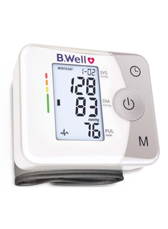B.Well سويسري جهاز قياس ضغط الدم من المعصم MED-57 مع حقيبة تخزين محمولة للسفر - Image 2