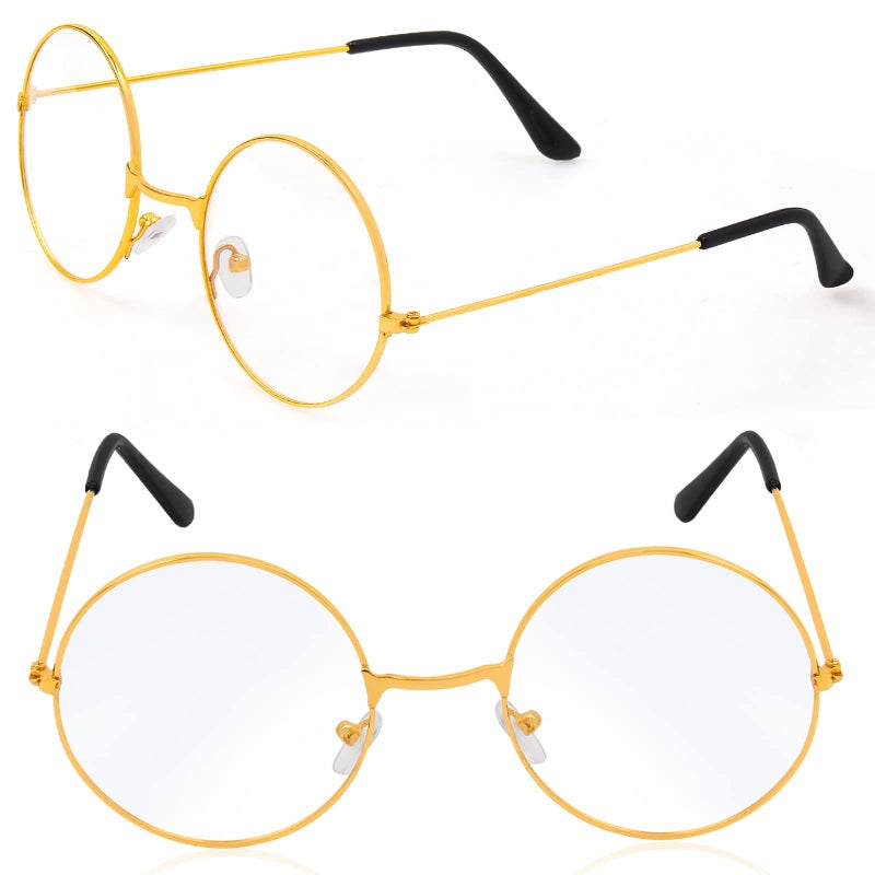 Beefunny Old Man Wig and Glasses Grandpa Costume Accessories Inflatable Walking Cane 100th Day of School Starter Kit (White) - Image 2