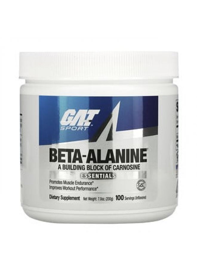 GAT GAT Beta Alanine Unflavored 7.0 oz (200 g) 