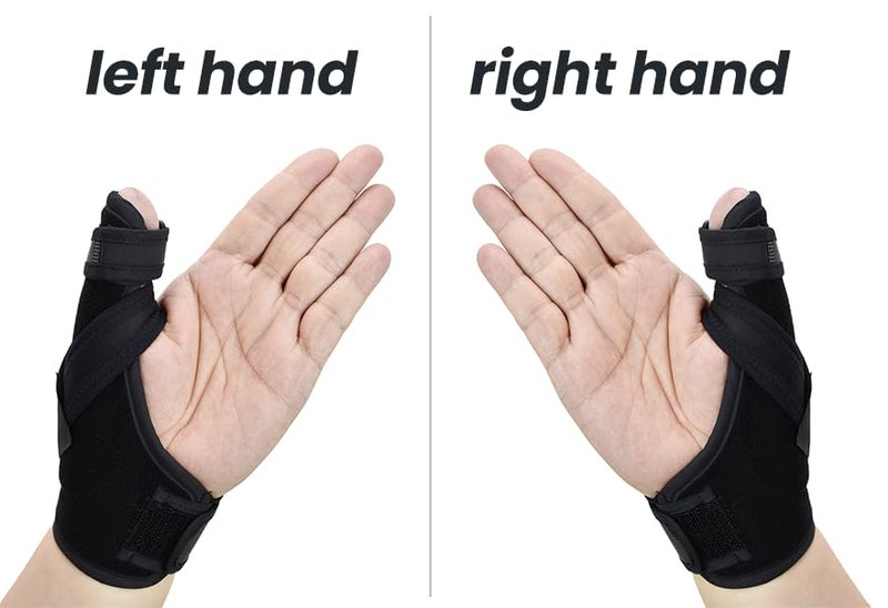 U.S. Solid Thumb Spica Splint- Thumb Brace for Arthritis or Soft Tissue Injuries, Lightweight and Breathable, Stabilizing and not Restrictive, Fits Both Hands, a Product (Small/Medium) - Image 3