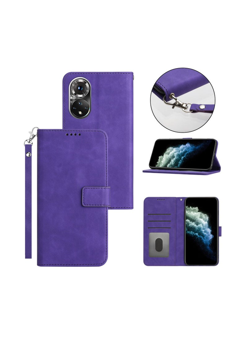 Suteni Flip Cover Card Slots Leather Phone Case for Huawei - Image 2