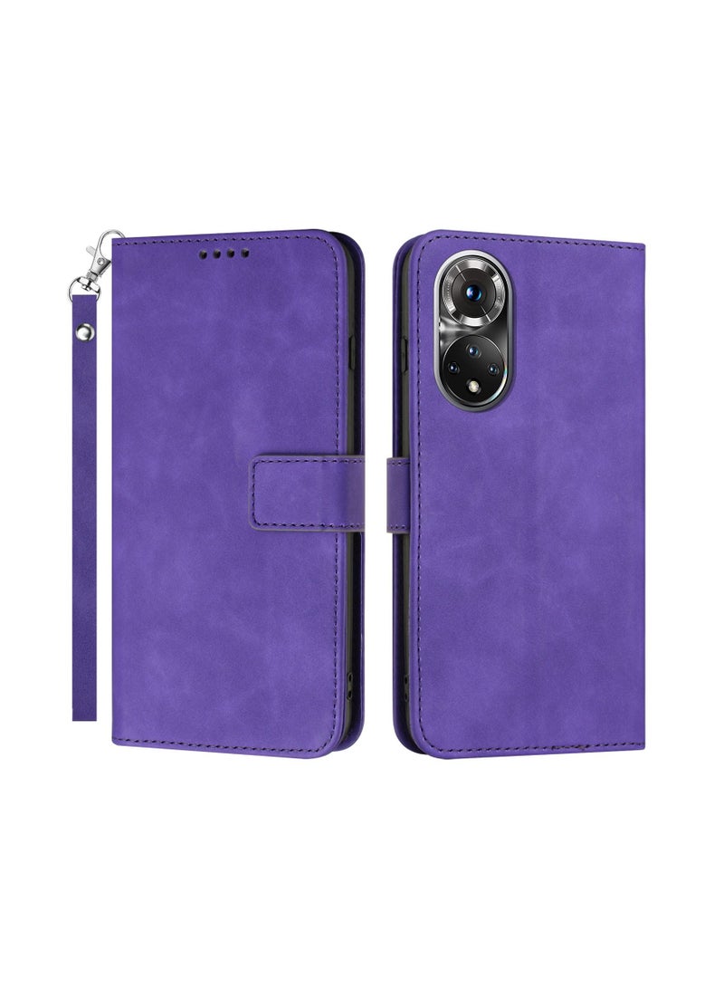 Suteni Flip Cover Card Slots Leather Phone Case for Huawei - Image 1