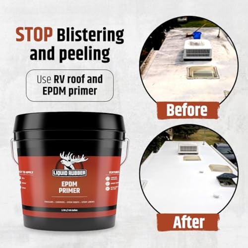 Liquid Rubber EPDM Primer - Weatherseal Camper and Trailer Roofing Coating - Weatherseal Camper and Trailer Roofing Coating 1 Gallon - Image 3