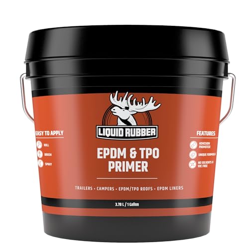 Liquid Rubber EPDM Primer - Weatherseal Camper and Trailer Roofing Coating - Weatherseal Camper and Trailer Roofing Coating 1 Gallon - Image 1