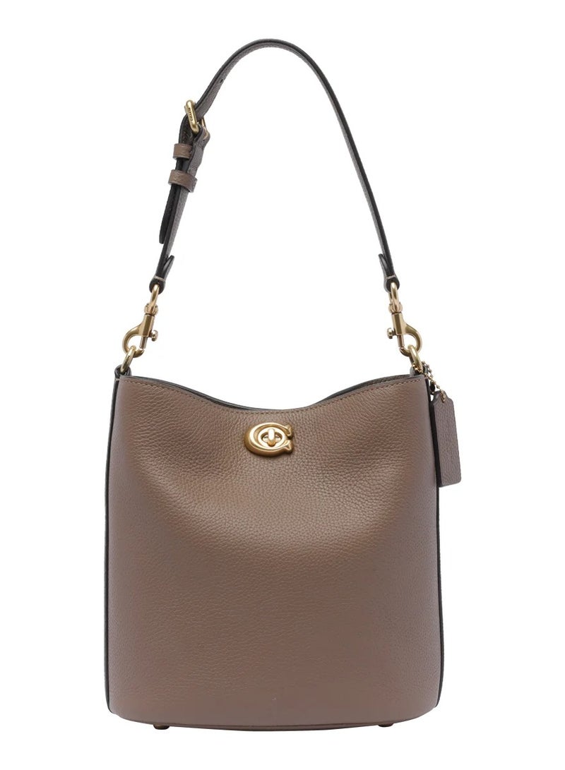 كوتش اوت ليت حقيبة دلو ناعمة من COACH Willow مقاس 19 - Image 1