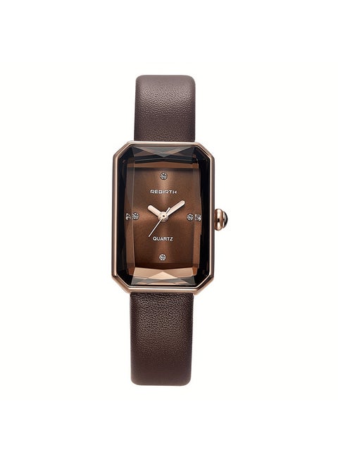 New Square Mirror Women's Fashion Minimalist Elegant Wristwatch