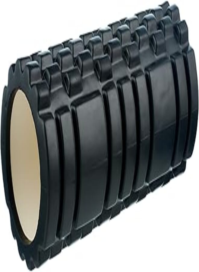 Generic Roller for yoga trainings - black, (61x14) cm