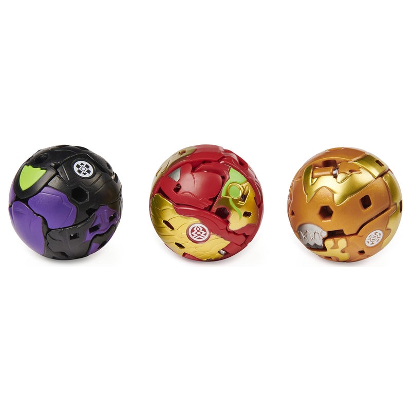 BAKUGAN Bakugan Starter Pack 3-Pack, Fused Pegatrix X Goreene Ultra, Armored Alliance Collectible Action Figures  - Image 4