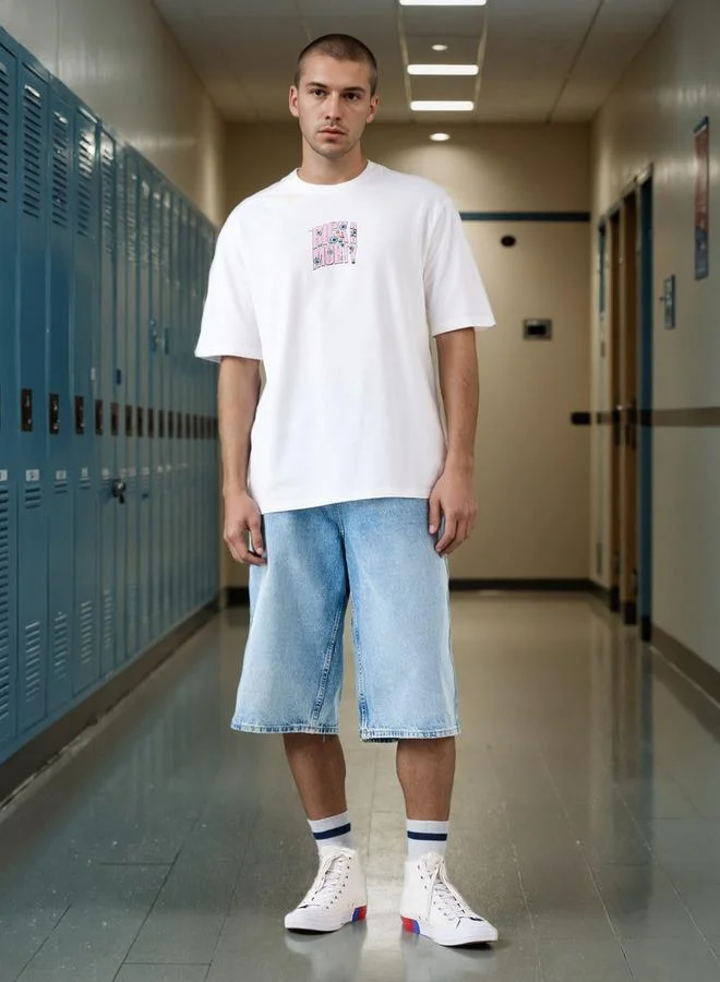 SP Characters Rick and Morty Print Relaxed Fit T-shirt