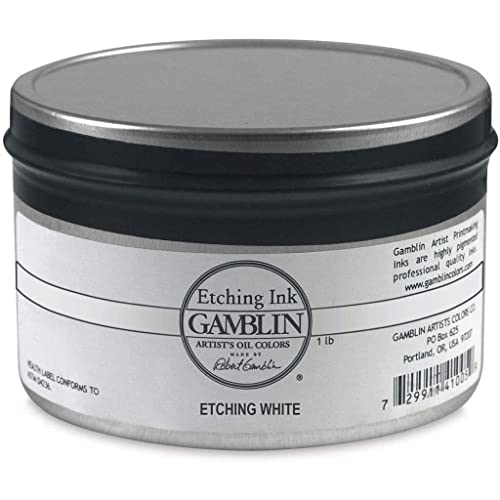 Gamblin Etching Ink Etching White 1 Lb - Image 1